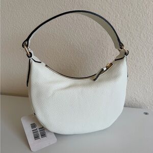 Jimmy Choo Leather Shoulder Bag – Beige / Ivory | New